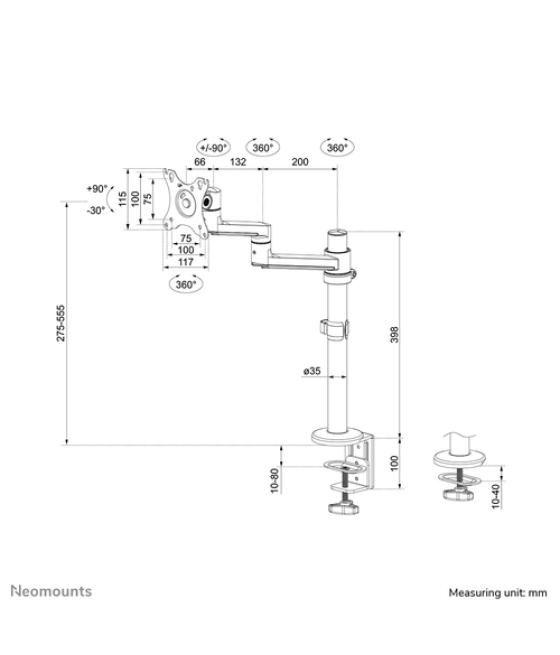 Neomounts soporte de escritorio