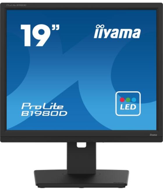 Iiyama prolite b1980d-b5 pantalla para pc 48,3 cm (19") 1280 x 1024 pixeles sxga lcd negro