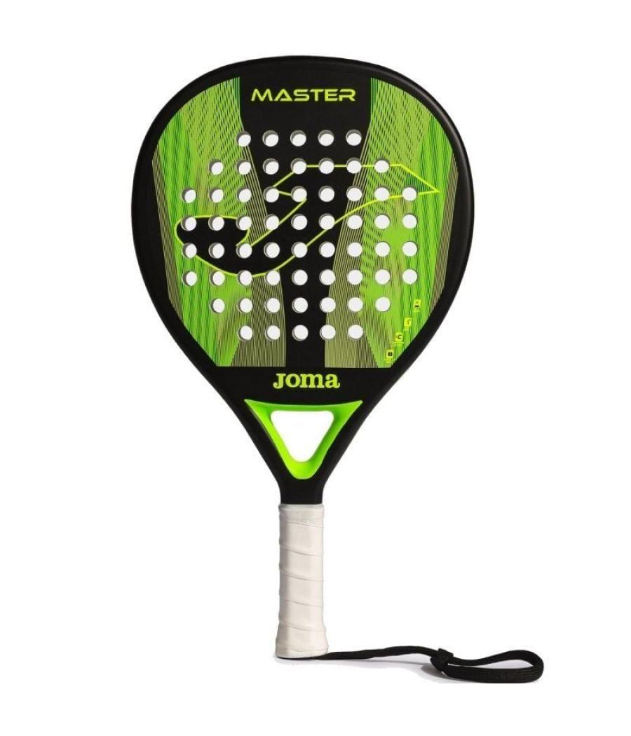 Pala de pádel joma master/ negro y verde flúor