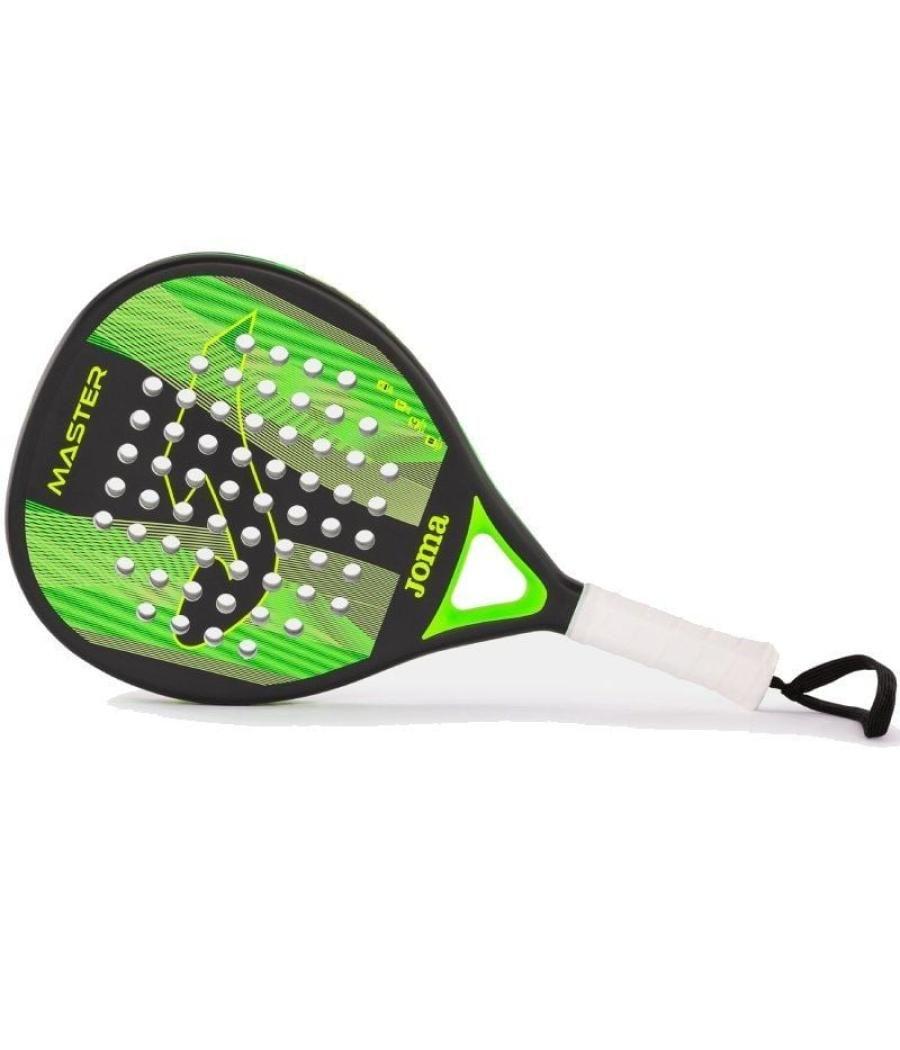 Pala de pádel joma master/ negro y verde flúor