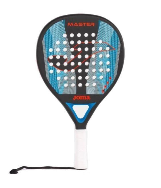 Pala de pádel joma master/ negro y turquesa flúor