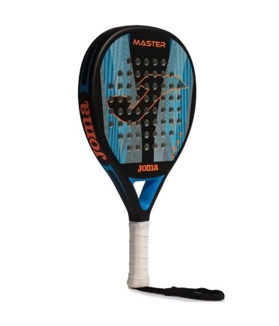 Pala de pádel joma master/ negro y turquesa flúor