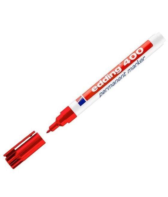 Edding marcador permanente 400 rojo