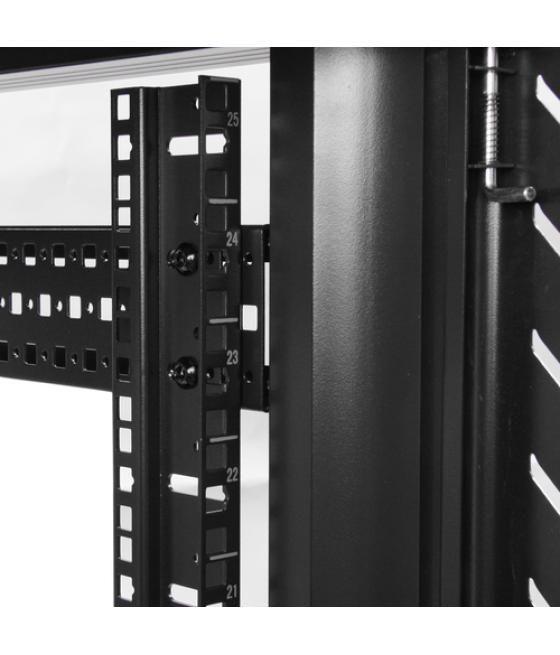 StarTech.com Rack Vertical 32U y 19 Pulgadas - de Profundidad Ajustable de 6 a 32" - de Empaque Plano - Armario Rack de 4 Column