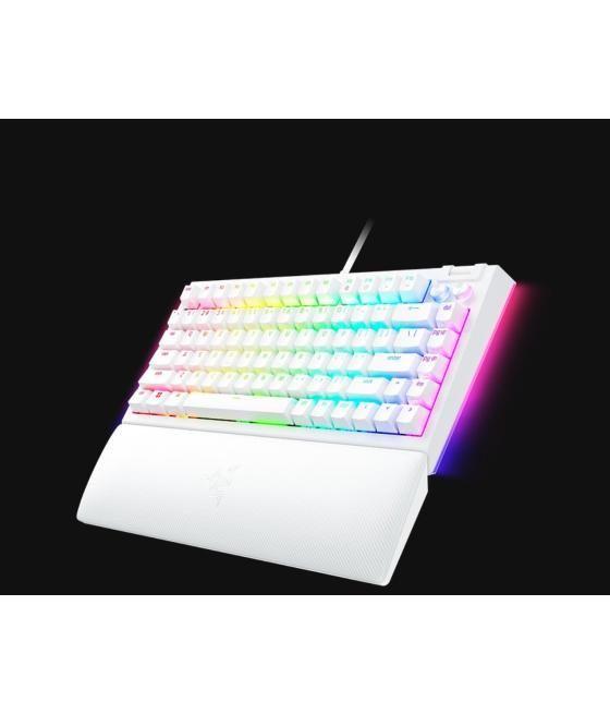 Teclado razer blackwidow v4 75% blanco (usa) (rz03-05001700-r3m1)