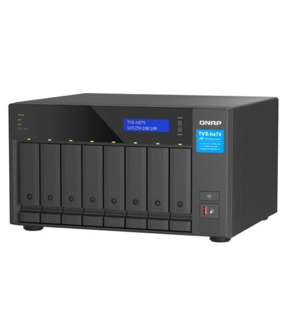 QNAP TVS-H874T-I7-32G servidor de almacenamiento NAS Torre Ethernet Negro