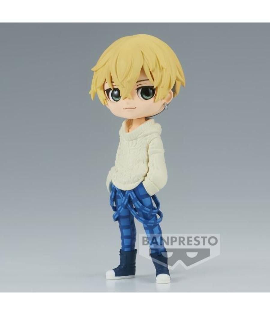 Figura banpresto q posket tokyo revengers plain clothes chifuyu matsuno ver.a 14cm