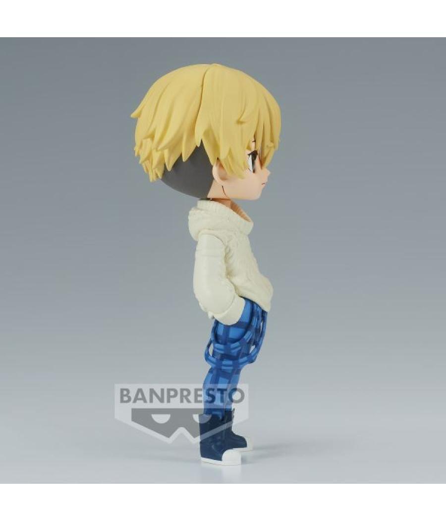 Figura banpresto q posket tokyo revengers plain clothes chifuyu matsuno ver.a 14cm