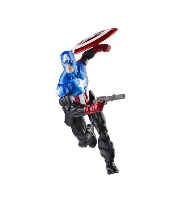 Figura hasbro marvel legends avengers beyond earths mightiest capitan america bucky barnes