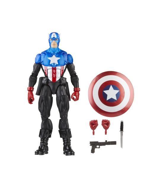 Figura hasbro marvel legends avengers beyond earths mightiest capitan america bucky barnes