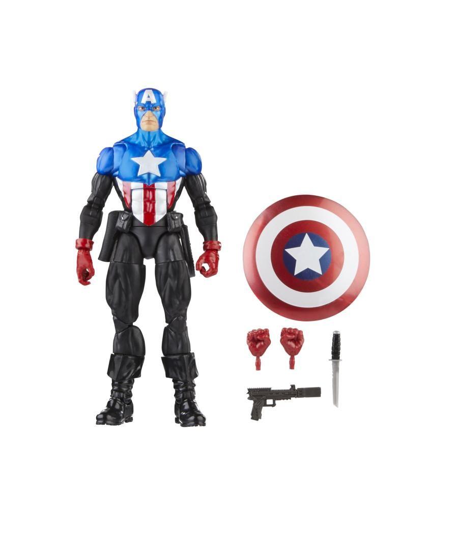 Figura hasbro marvel legends avengers beyond earths mightiest capitan america bucky barnes