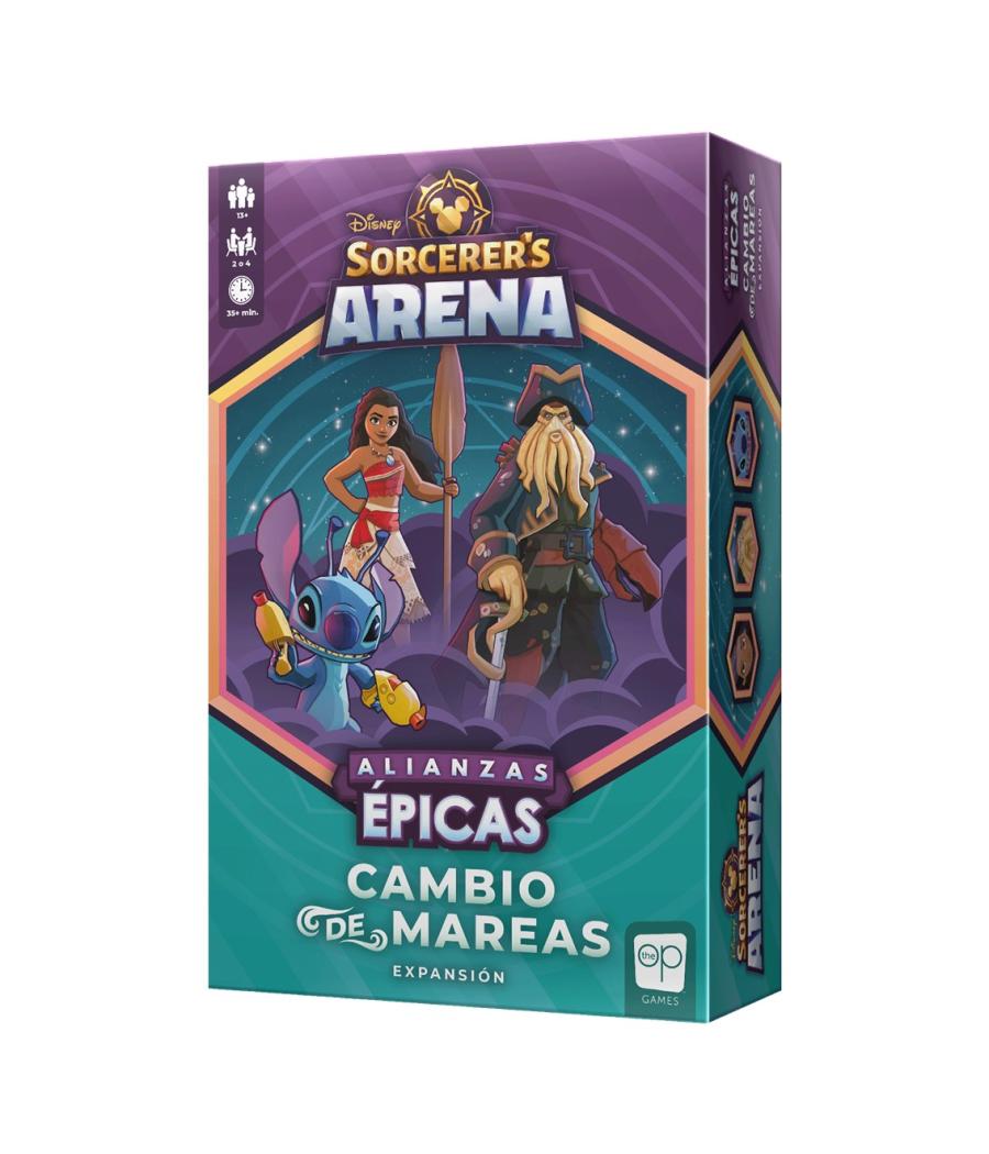 Juego de mesa disney sorcerer arena cambio de mareas expansion edad recomendada 13 años