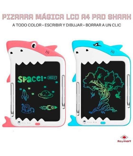 Roymart pizarra mágica lcd a4 shark 2 colores