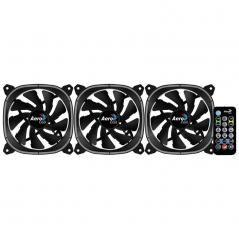 Pack 3 Ventiladores Aerocool Astro 12 Pro/ 12cm + H66F HUB + Mando a Distancia - Imagen 4