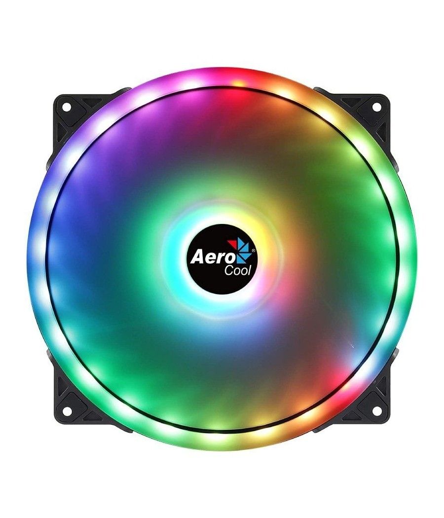 Ventilador Aerocool DUO 20/ 20cm/ RGB - Imagen 1