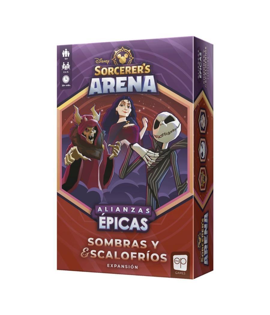 Juego de mesa disney sorcerer arena sombras y escalofrios expansion edad recomendada 13 años