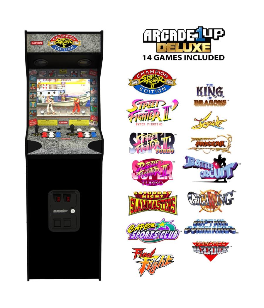 Maquina arcade arcade1up street fighter deluxe arcade