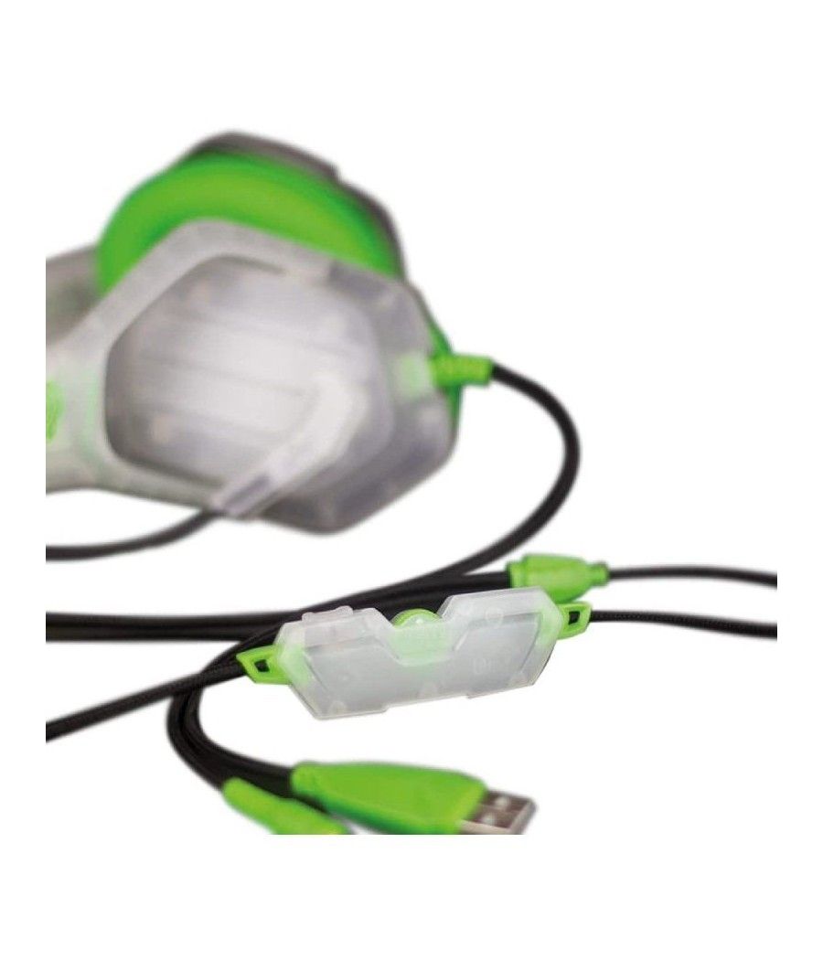Auriculares Gaming con Micrófono Blade FR-TEC GHOST H28/ Jack 3.5/ Verdes - Imagen 4