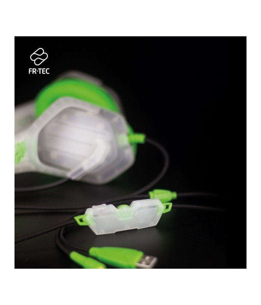 Auriculares Gaming con Micrófono Blade FR-TEC GHOST H28/ Jack 3.5/ Verdes - Imagen 5