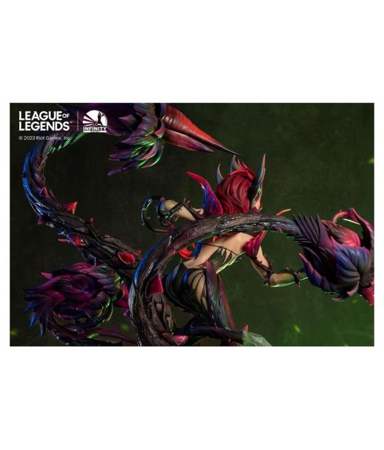 Figura league of legends estatua rise of the thorns zyra