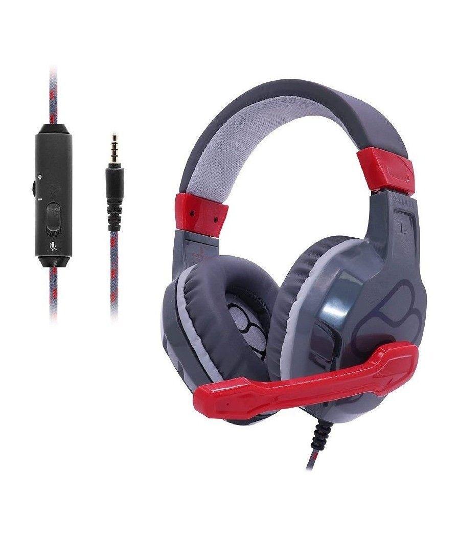 Auriculares Gaming con Micrófono Blade FR-TEC SAMUS/ Jack 3.5/ Rojos - Imagen 2