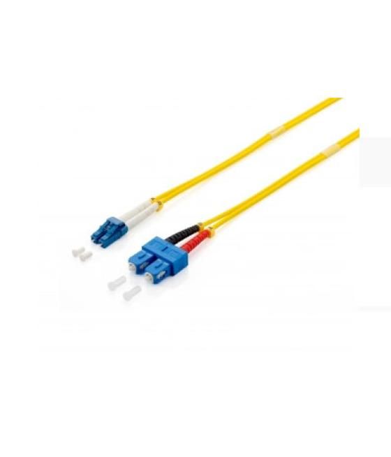 Cable fibra optica monomodo lc/sc 0.9/125 lsoh 2m color amarillo
