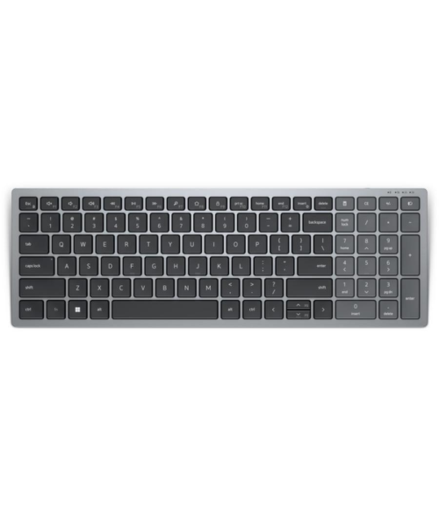 DELL KB740 teclado RF Wireless + Bluetooth QWERTY Español Gris, Negro