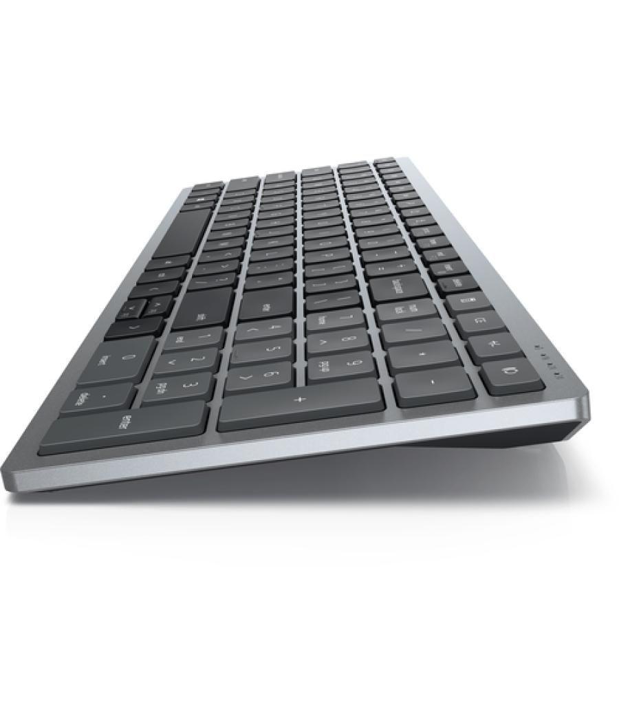 DELL KB740 teclado RF Wireless + Bluetooth QWERTY Español Gris, Negro