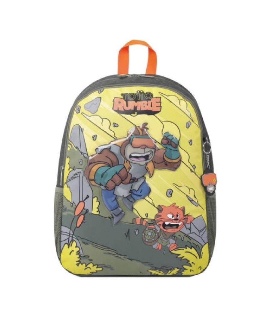 Mochila escolar grande de cartoons totto mj04bwm003-2310-4djl