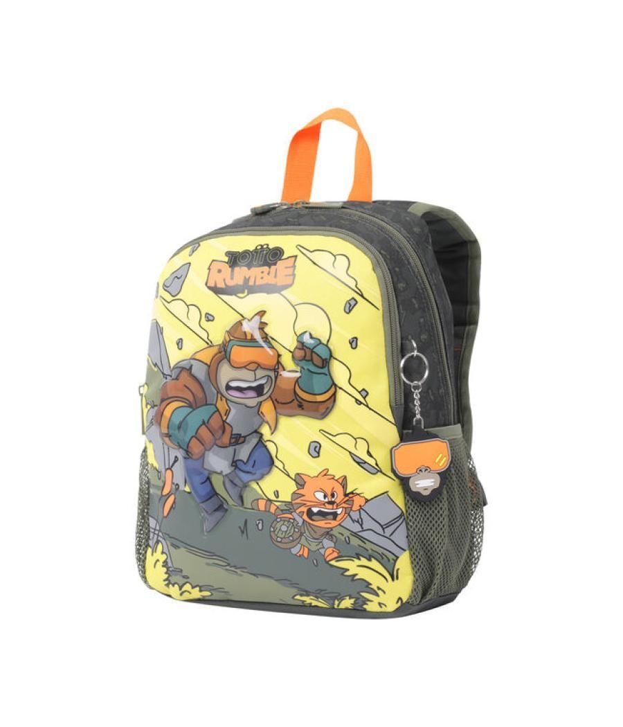 Mochila escolar pequeña de cartoons totto mj04bwm001-2310-4djs