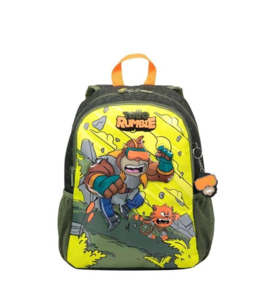 Mochila escolar mediana de cartoons totto mj04bwm002-2310-4djm