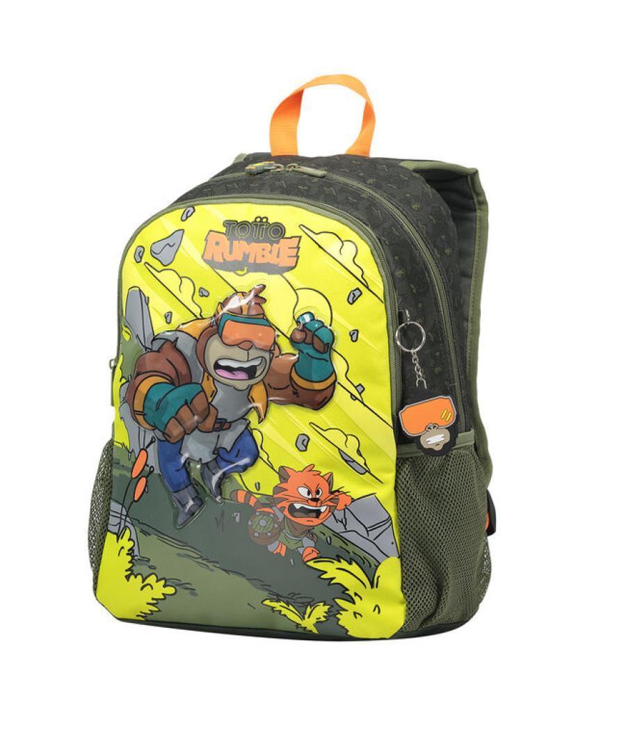 Mochila escolar mediana de cartoons totto mj04bwm002-2310-4djm