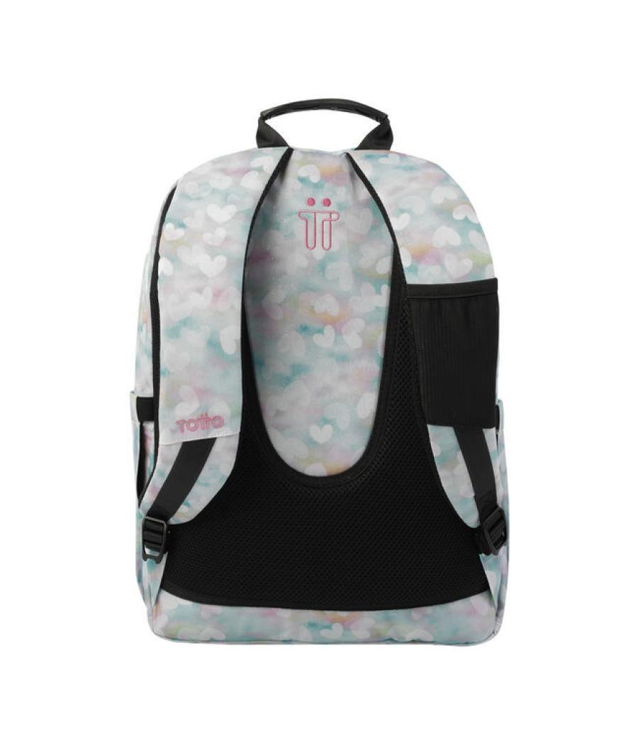 Mochila escolar corazones pastel totto ma04eco001-23110-4hx