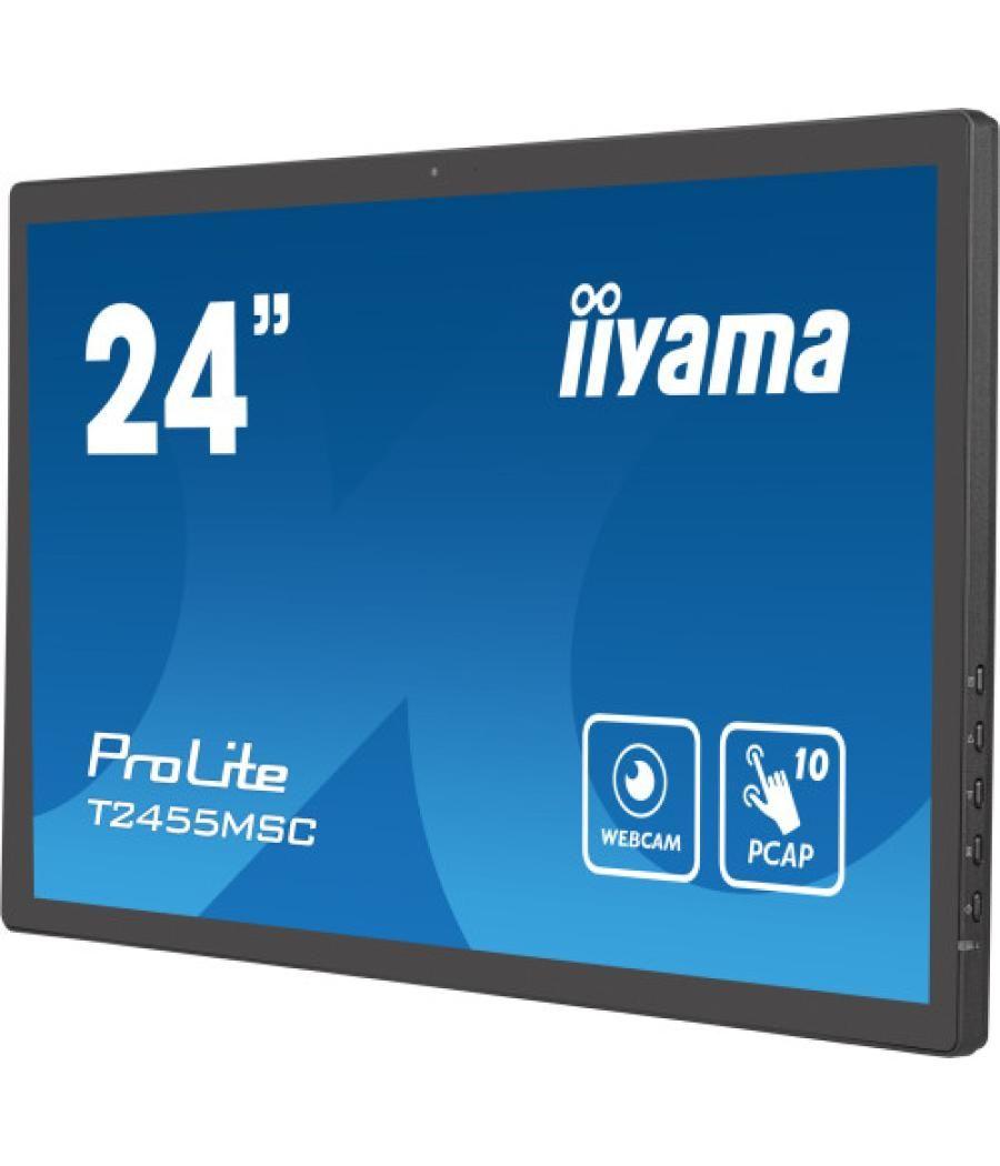 Iiyama t2455msc-b1 pantalla de señalización pantalla plana para señalización digital 61 cm (24") led 400 cd / m² full hd negro p
