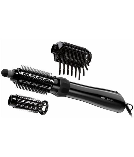 Cepillo moldeador para el pelo braun satin hair 5 as530e/ negro