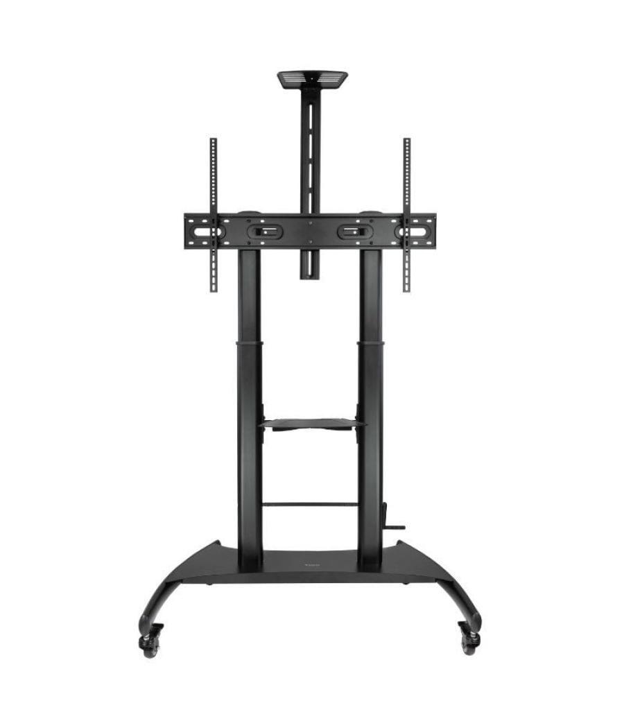 Soporte de pie inclinable/nivelable con ruedas tooq fs20404hm-b para tv de 60-100'/ hasta 100kg