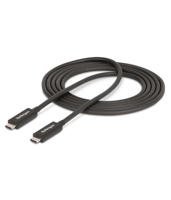 StarTech.com A40G2MB-TB4-CABLE cable Thunderbolt 2 m 40 Gbit/s Negro