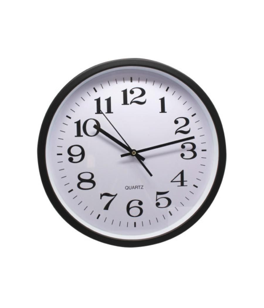 Reloj oficina grande 35 cm negro bismark 329869