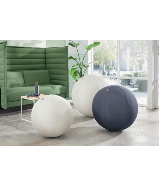 Leitz active sitzball 55cm gris interior esférico