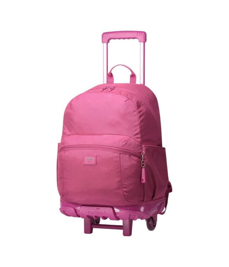 Mochila escolar con ruedas color rosa - trik totto ma03tki003-23100-m89