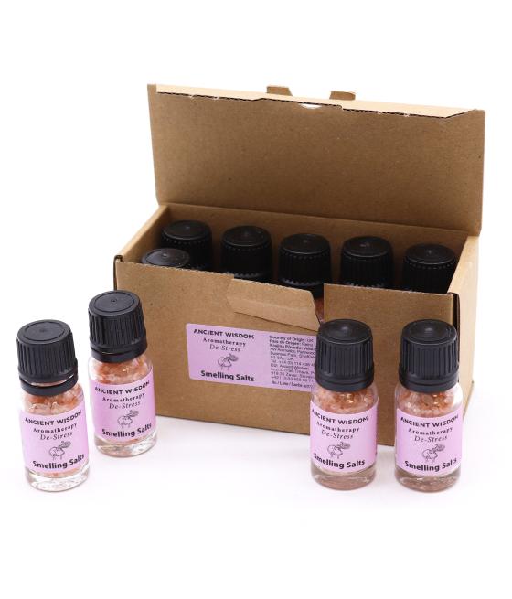 Sal aromática para aromaterapia antiestrés
