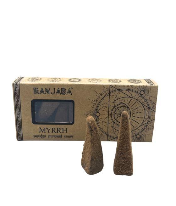 Conos piramidales Banjara Smudge - Mirra