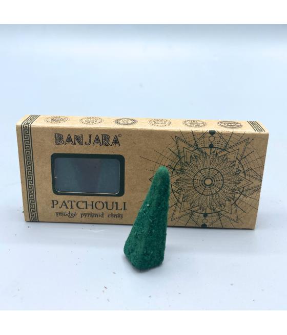 Conos piramidales Banjara Smudge - Patchouli