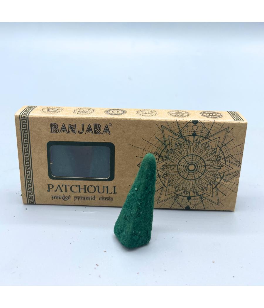 Conos piramidales Banjara Smudge - Patchouli