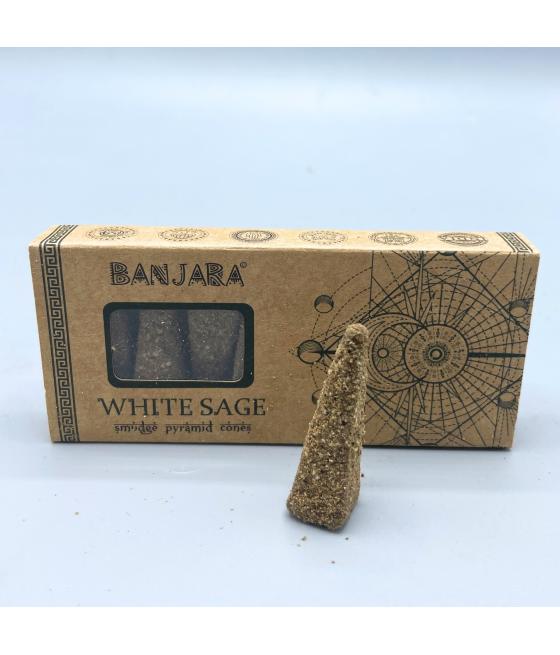 Conos piramidales Banjara Smudge - Trigo blanco