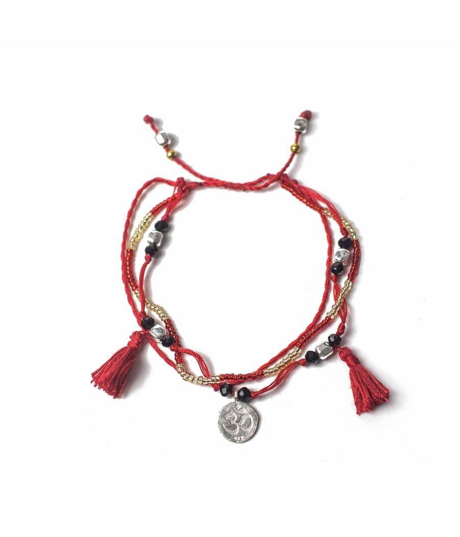 Pulsera de cuerda del templo - Sabiduría sin fin