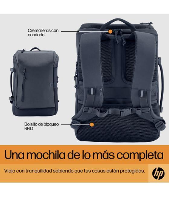 HP Mochila para portátil Travel de 15,6 pulgadas y 25 litros gris hierro