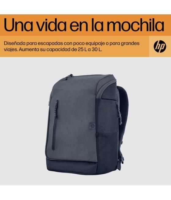 HP Mochila para portátil Travel de 15,6 pulgadas y 25 litros gris hierro