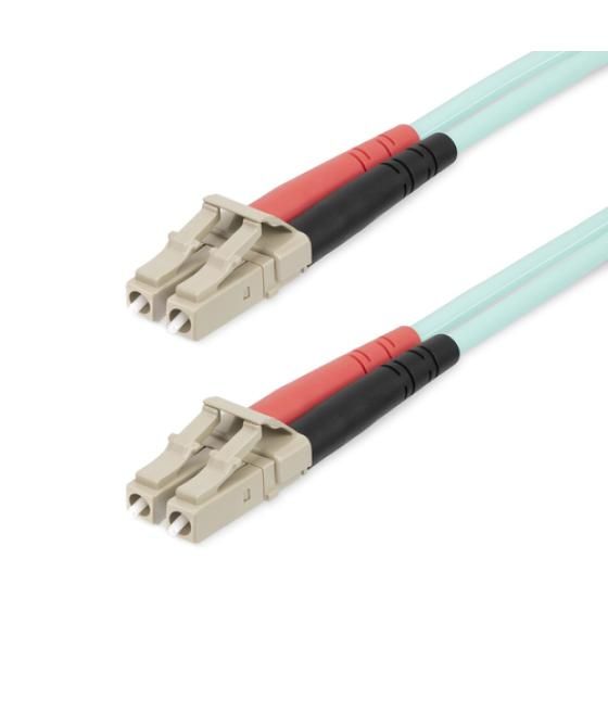 StarTech.com Cable 25m de Fibra Óptica Multimodo Dúplex LC/UPC a LC/UPC OM4 - LSZH - 50/125µm - LOMMF/VCSEL - para Redes de 100G