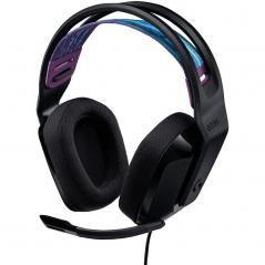 Auriculares Gaming con Micrófono Logitech G335/ Jack 3.5/ Negros - Imagen 1